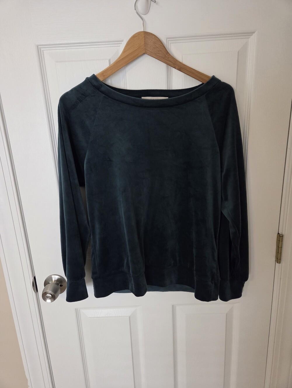 LOFT Velour Sweatshirt Top